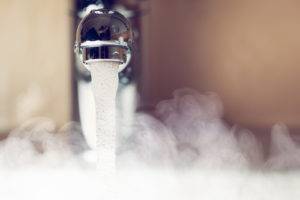 hot water
